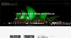 Desktop Screenshot of irishecho.com.au